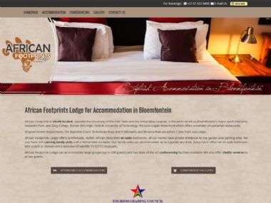 African Footprints Lodge<br>
<a href='http://www.africanfootprintslodge.co.za' target='_blank'><small>www.africanfootprintslodge.co.za</small></a>