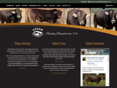 Eduan Braunvieh Stud<br><a href='http://www.eduan.co.za' target='_blank'><small>www.eduan.co.za</small></a>