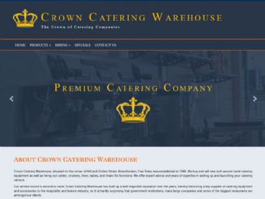 Crown Catering Warehouse<br><a href='http://www.crowncatering.co.za' target='_blank'><small>www.crowncatering.co.za</small></a>