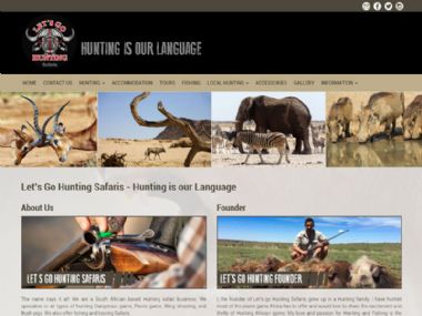 Let's Go Hunting<br><a href='http://www.letsgohunting.co.za' target='_blank'><small>www.letsgohunting.co.za</small></a>